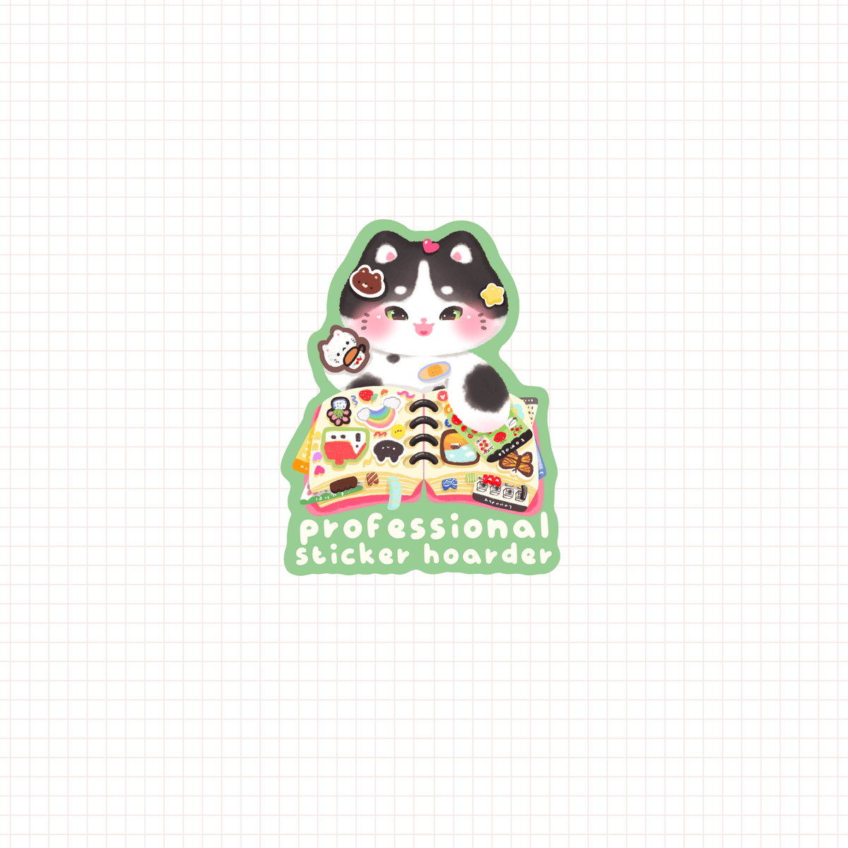 professional sticker hoarder die-cut sticker