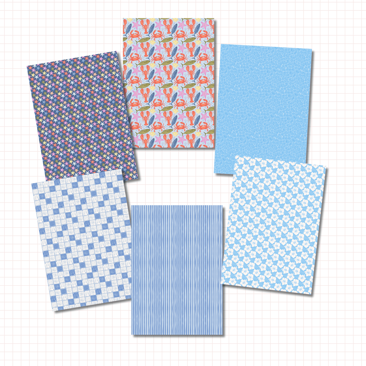 Coastal Scrapbook Papers No. 02