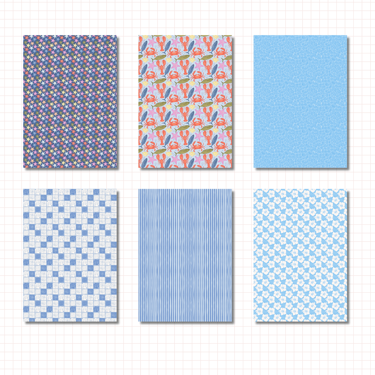 Coastal Scrapbook Papers No. 02