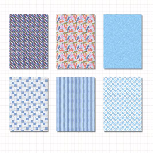 Coastal Scrapbook Papers No. 02