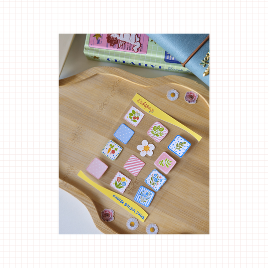 Cottage Garden Patch Clear Sticker Sheet