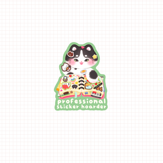 professional sticker hoarder die-cut sticker